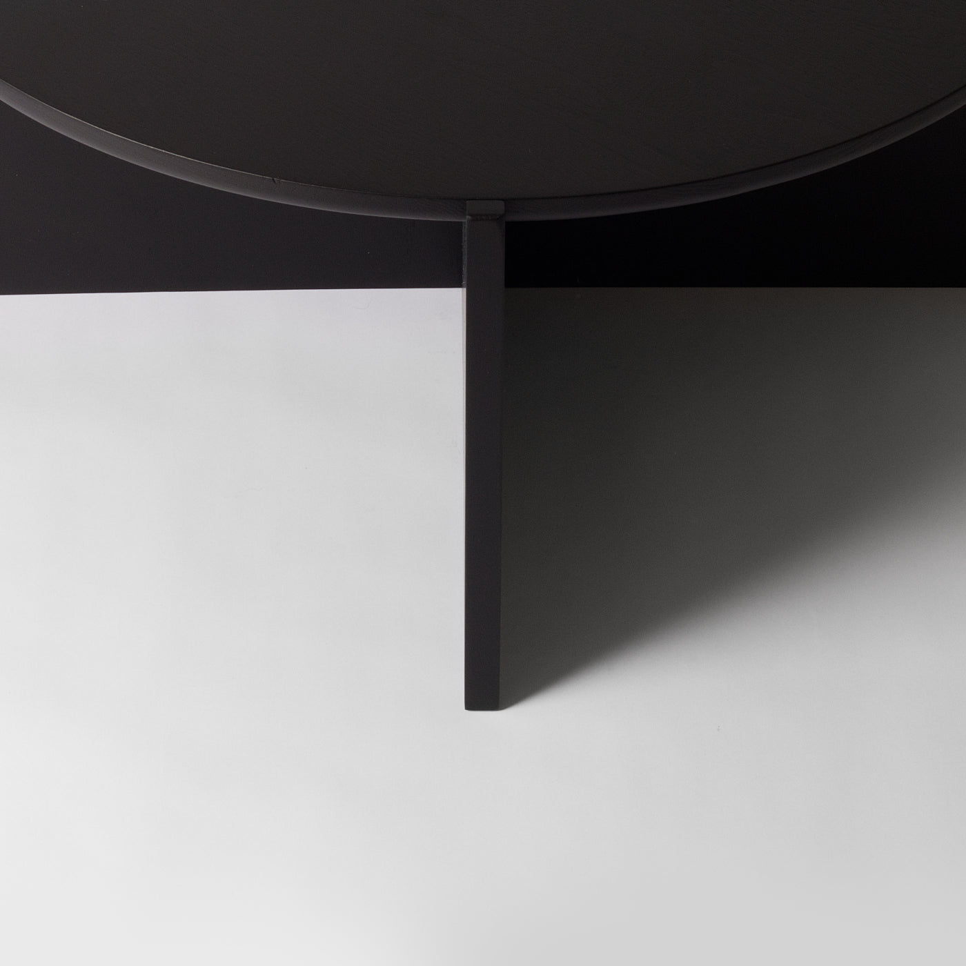 Black Round Coffee Table