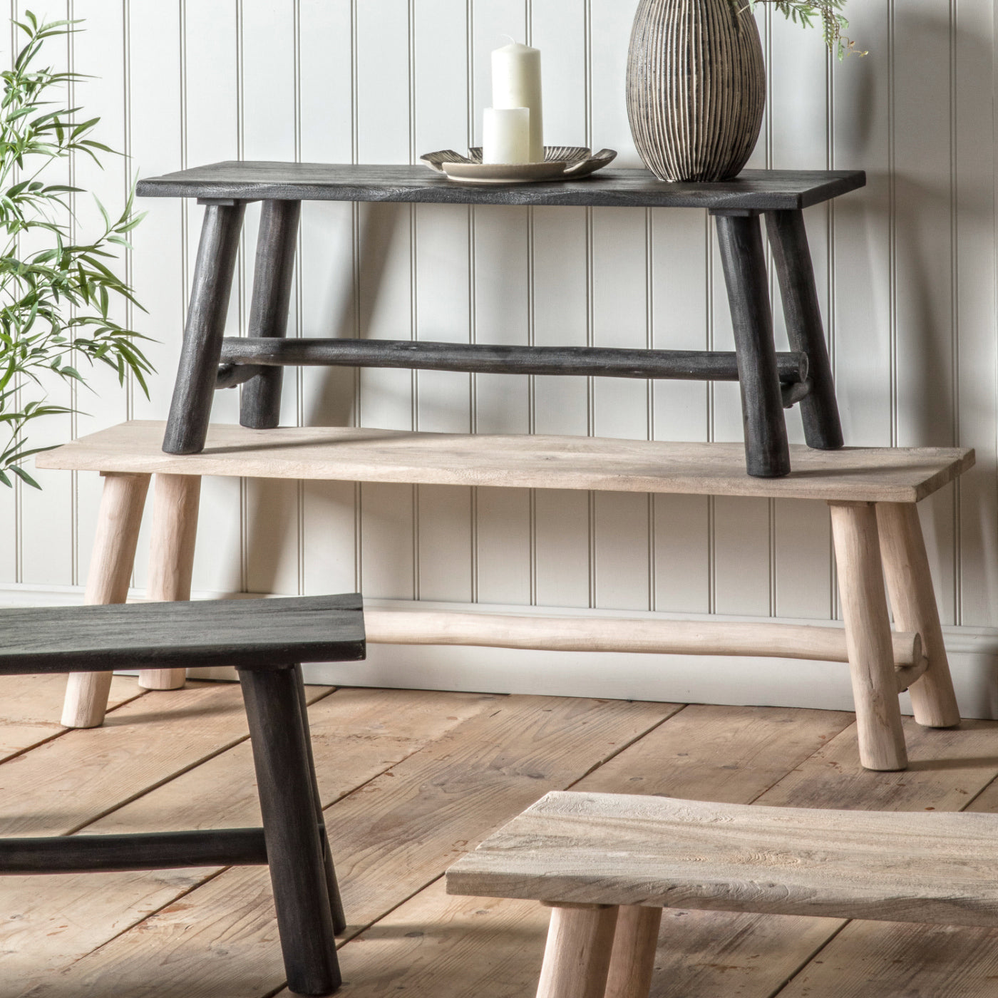 Mango Wood Dining Bench