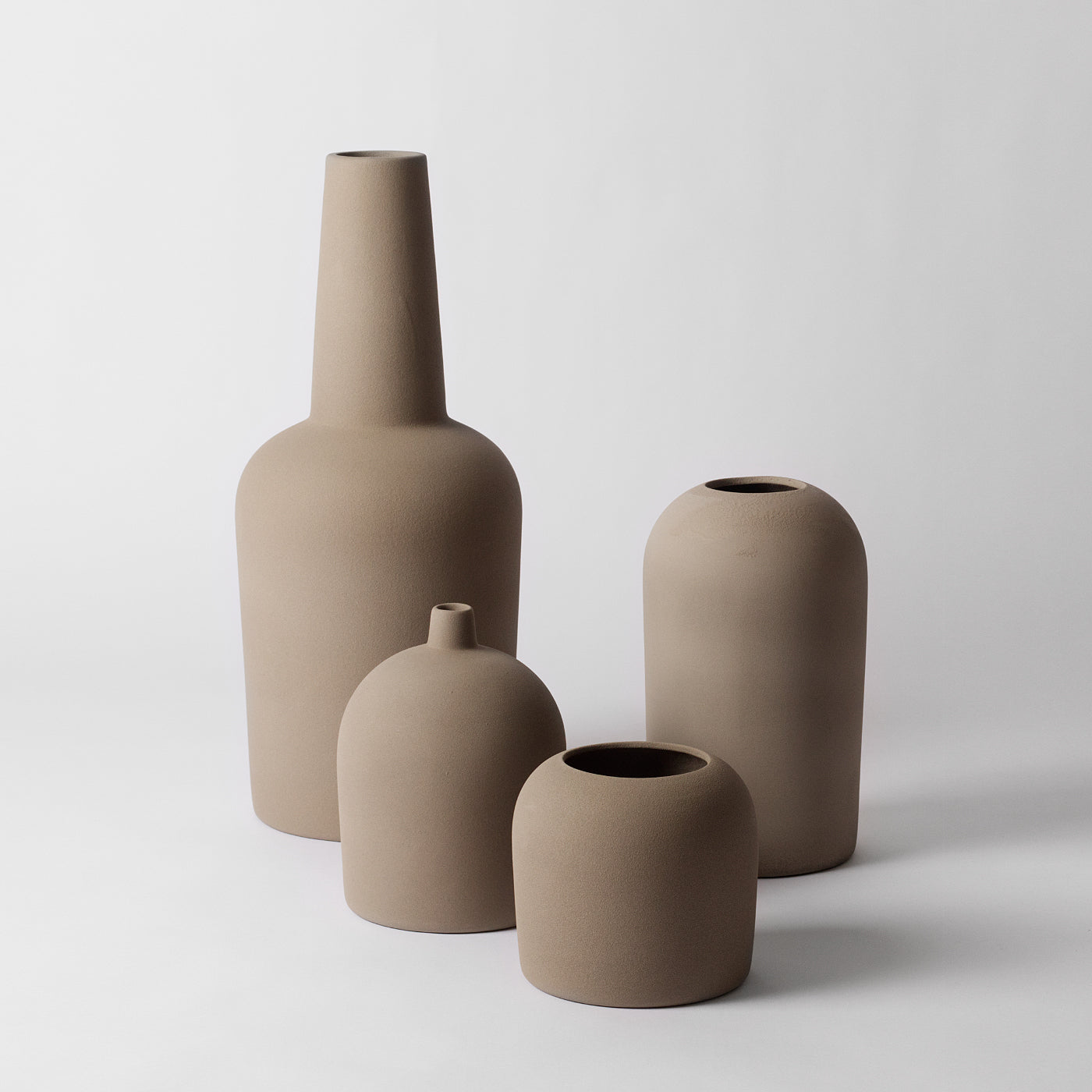 Grey minimalist vase