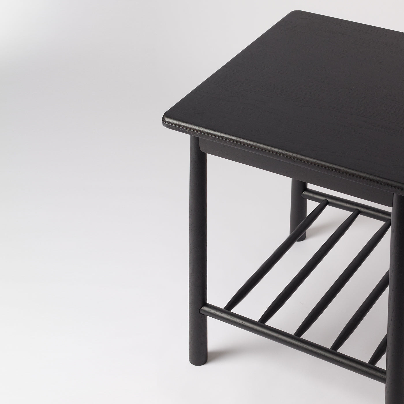 Black Nordic Bedside Table