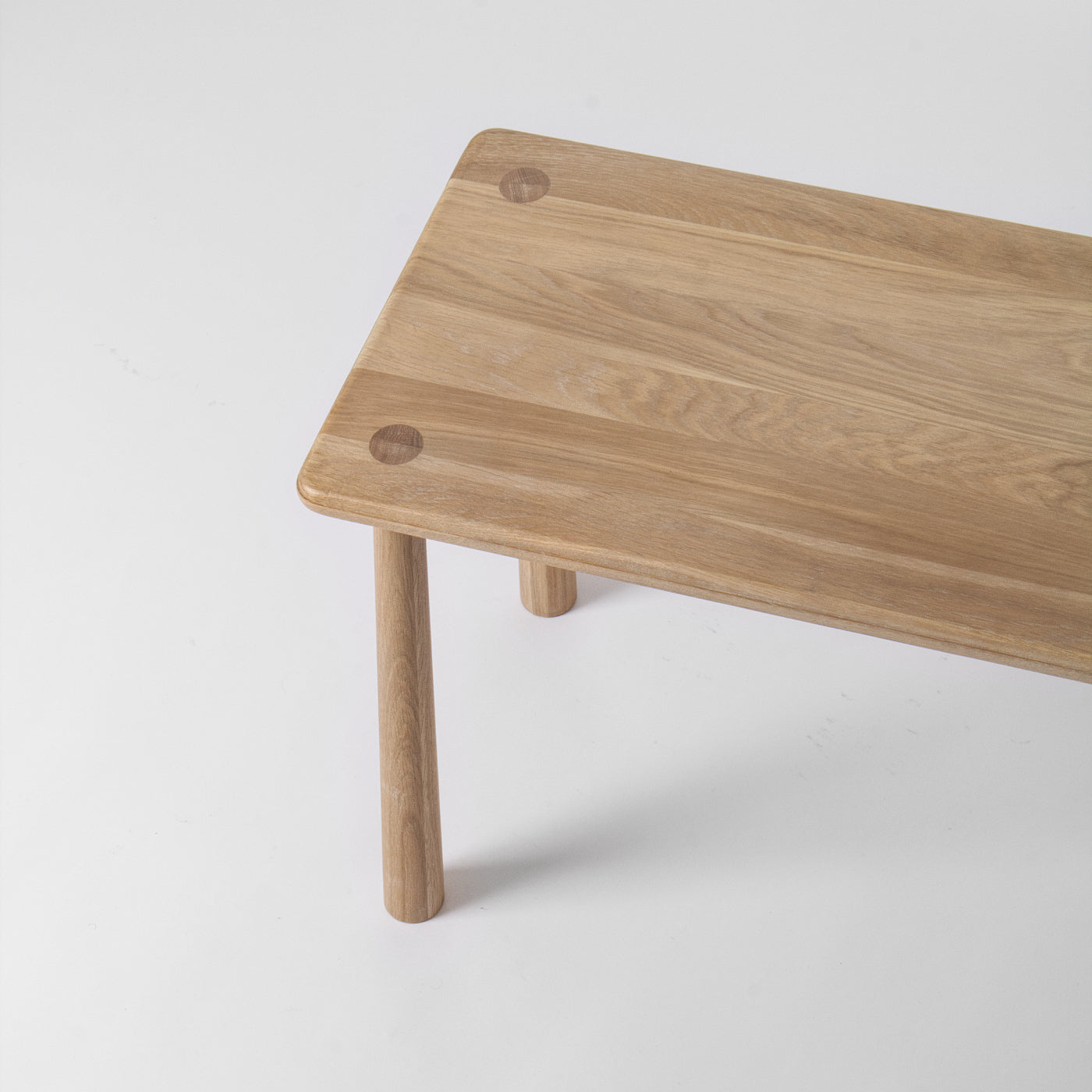 oak dining bench