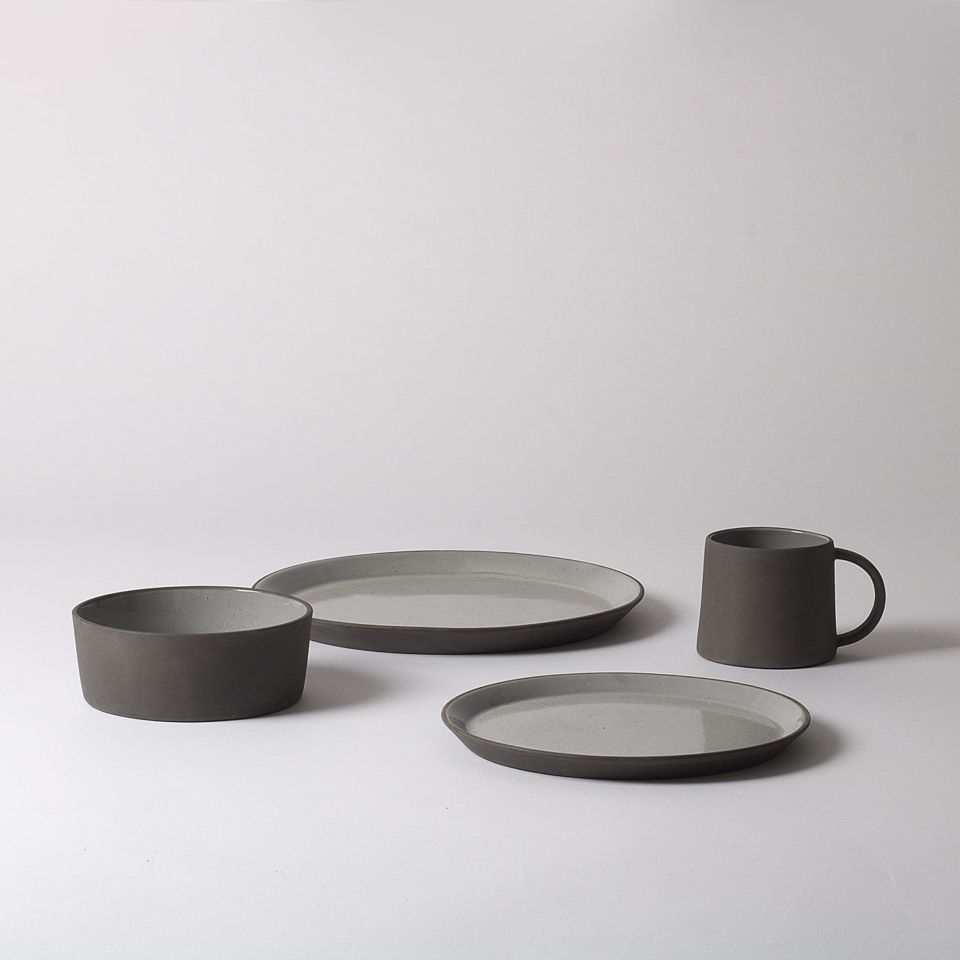 Nordic Dinnerware Set, Grey