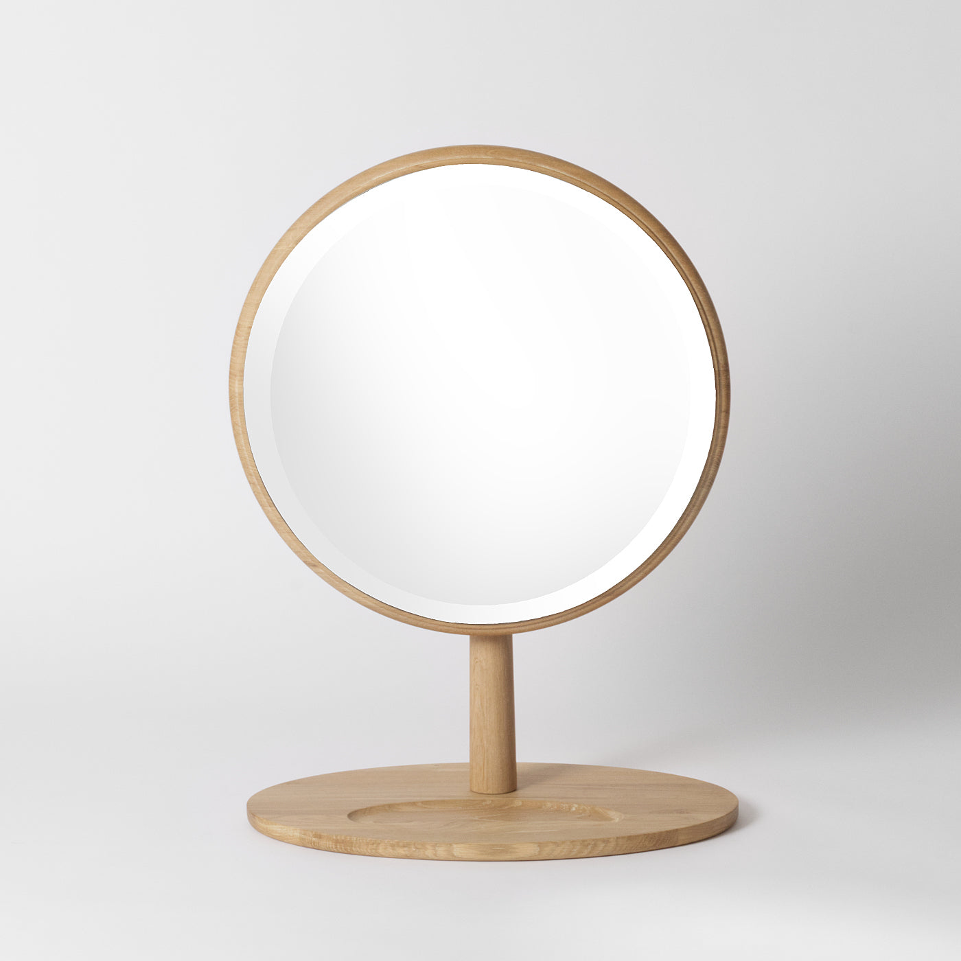 Wooden dressing table mirror