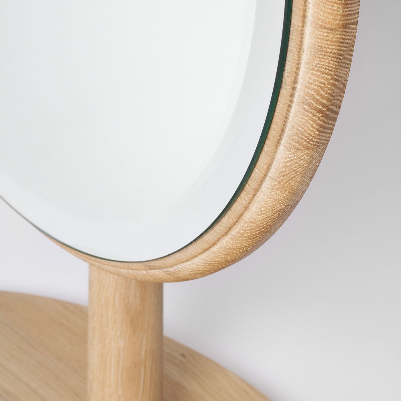 Oak dressing table mirror