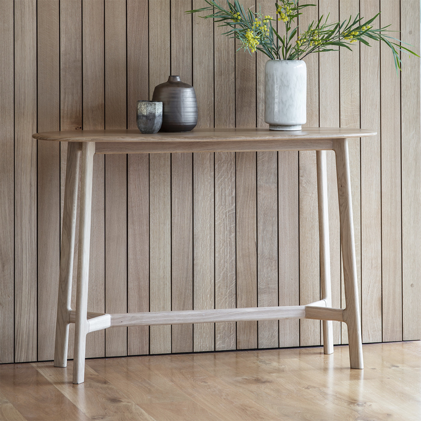 Oak Console Table