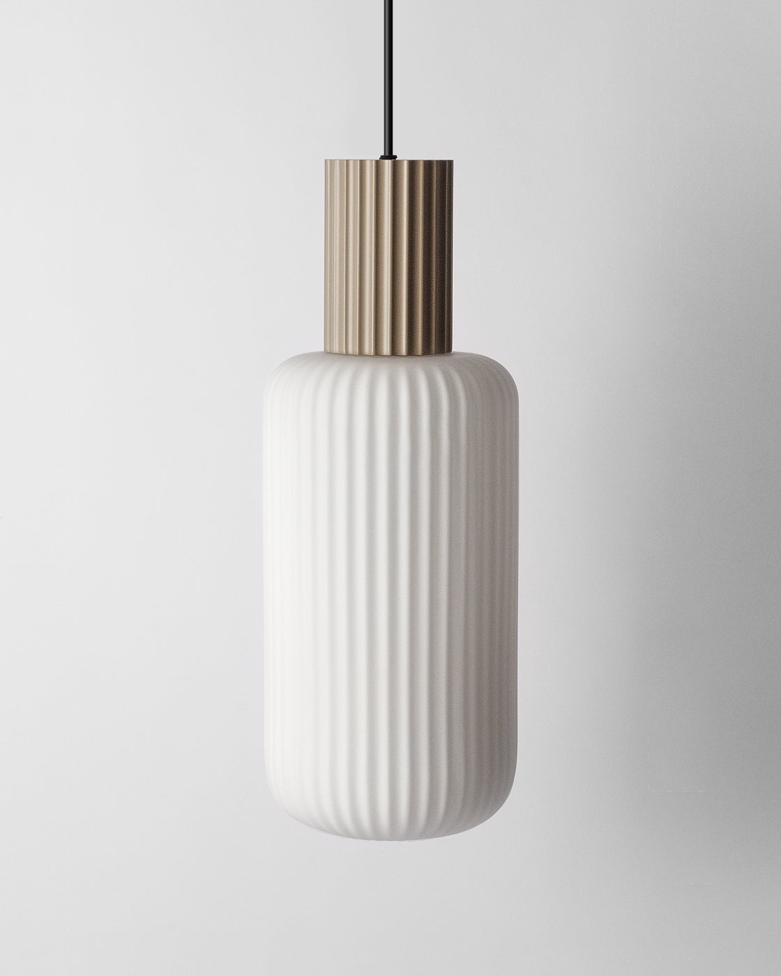 Opal White Glass Pendant Light