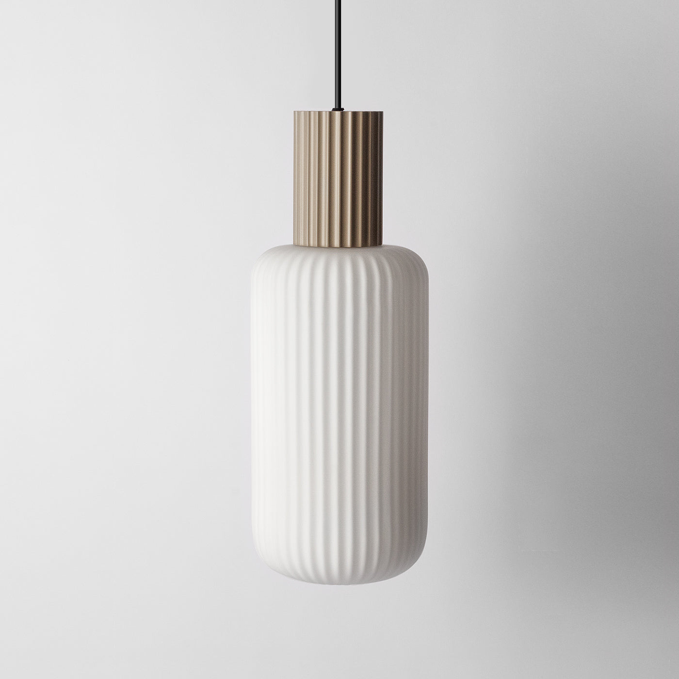 Opal White Glass Pendant Light