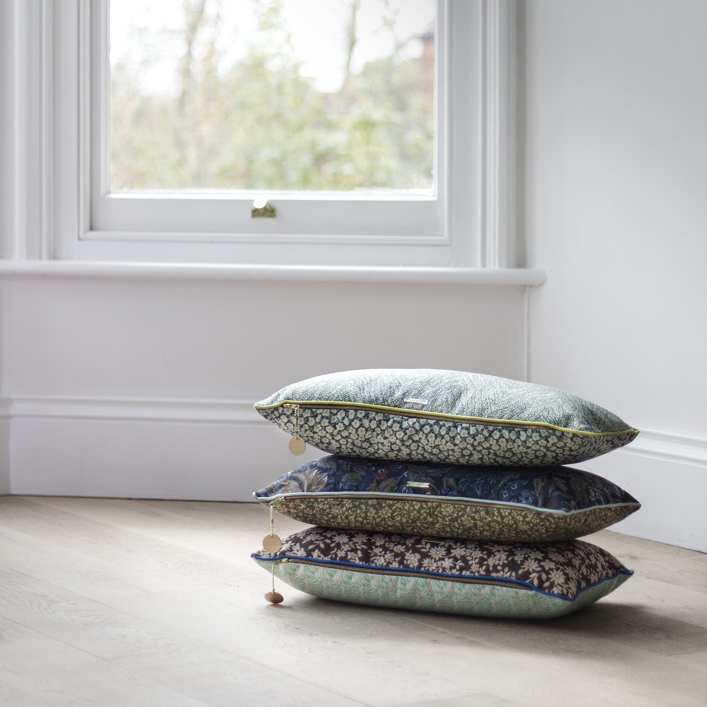 Retro floral cushions