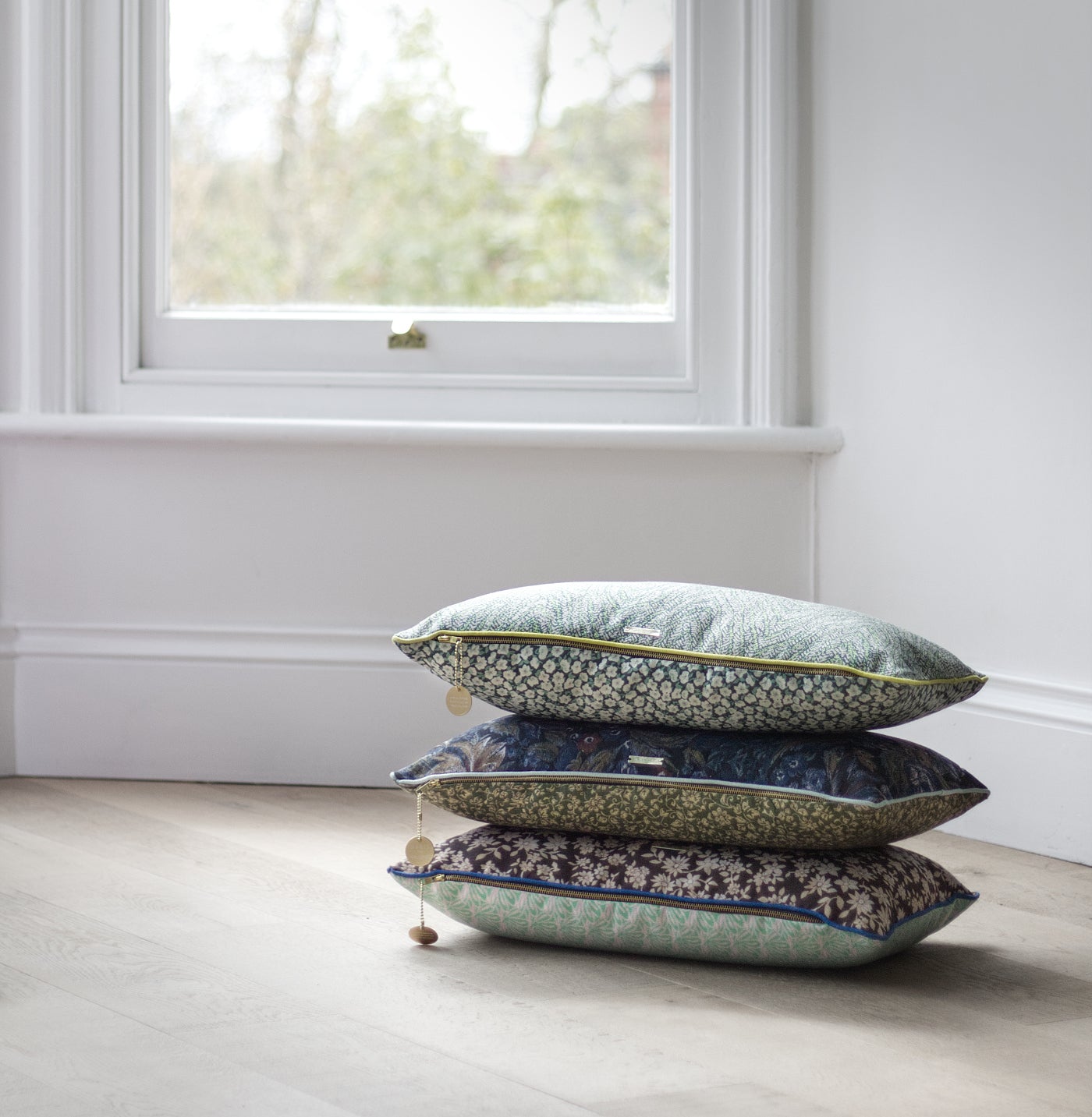 Retro floral cushions