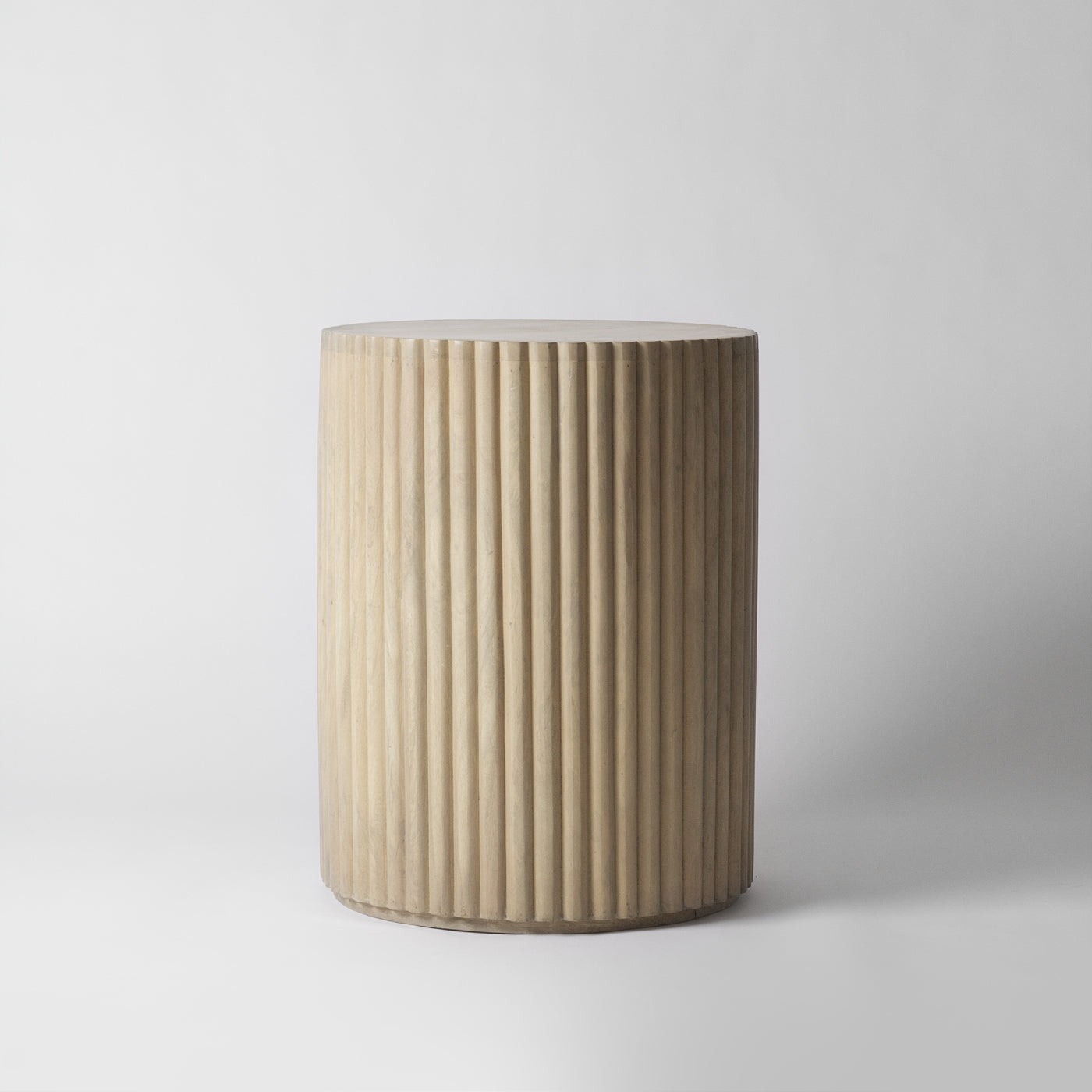 Ribbed Side Table