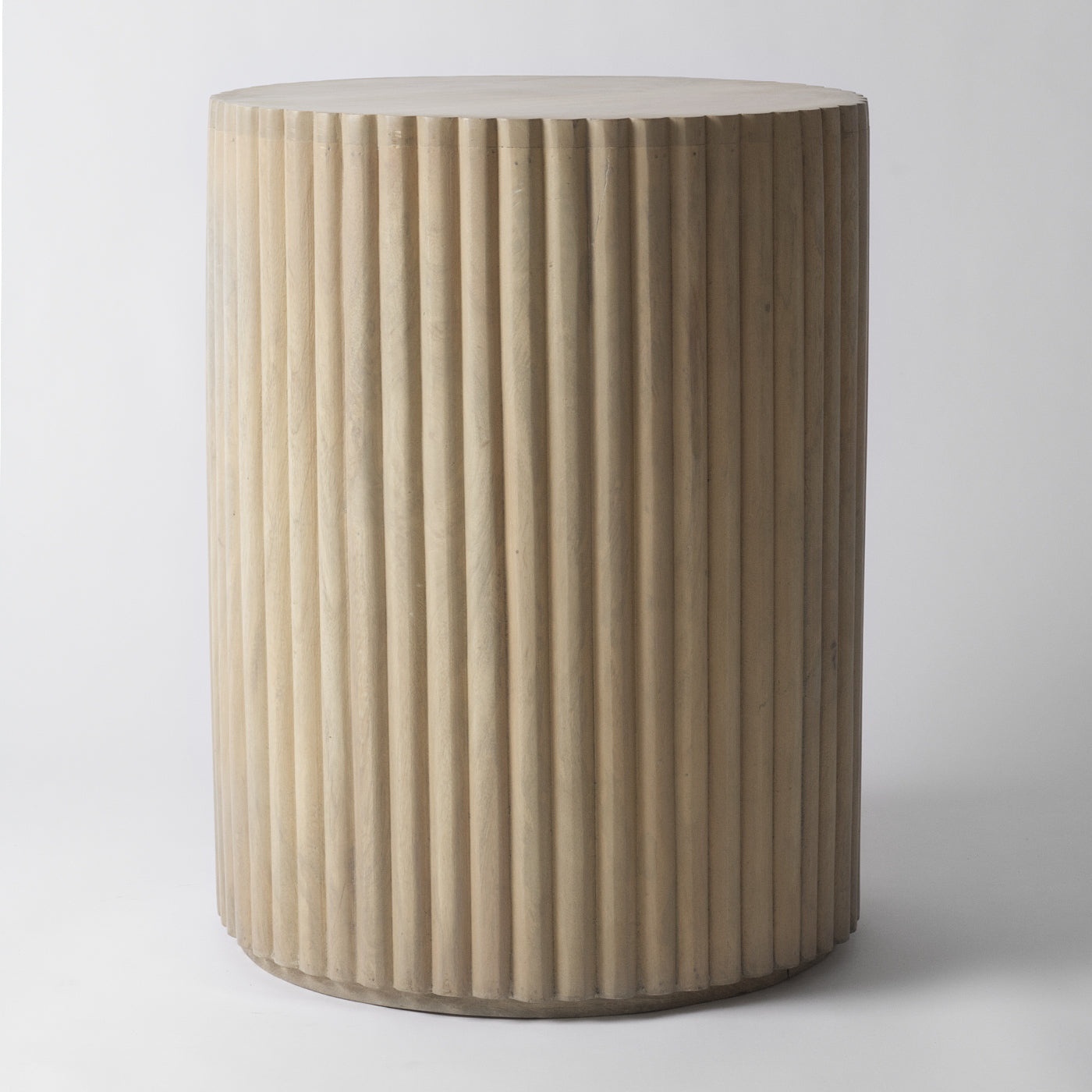 Ribbed Side Table