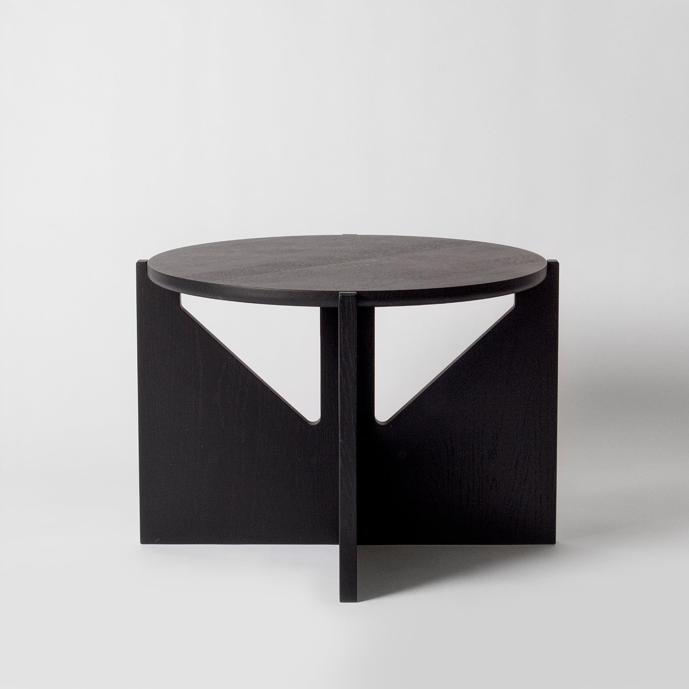 Round Black Coffee Table