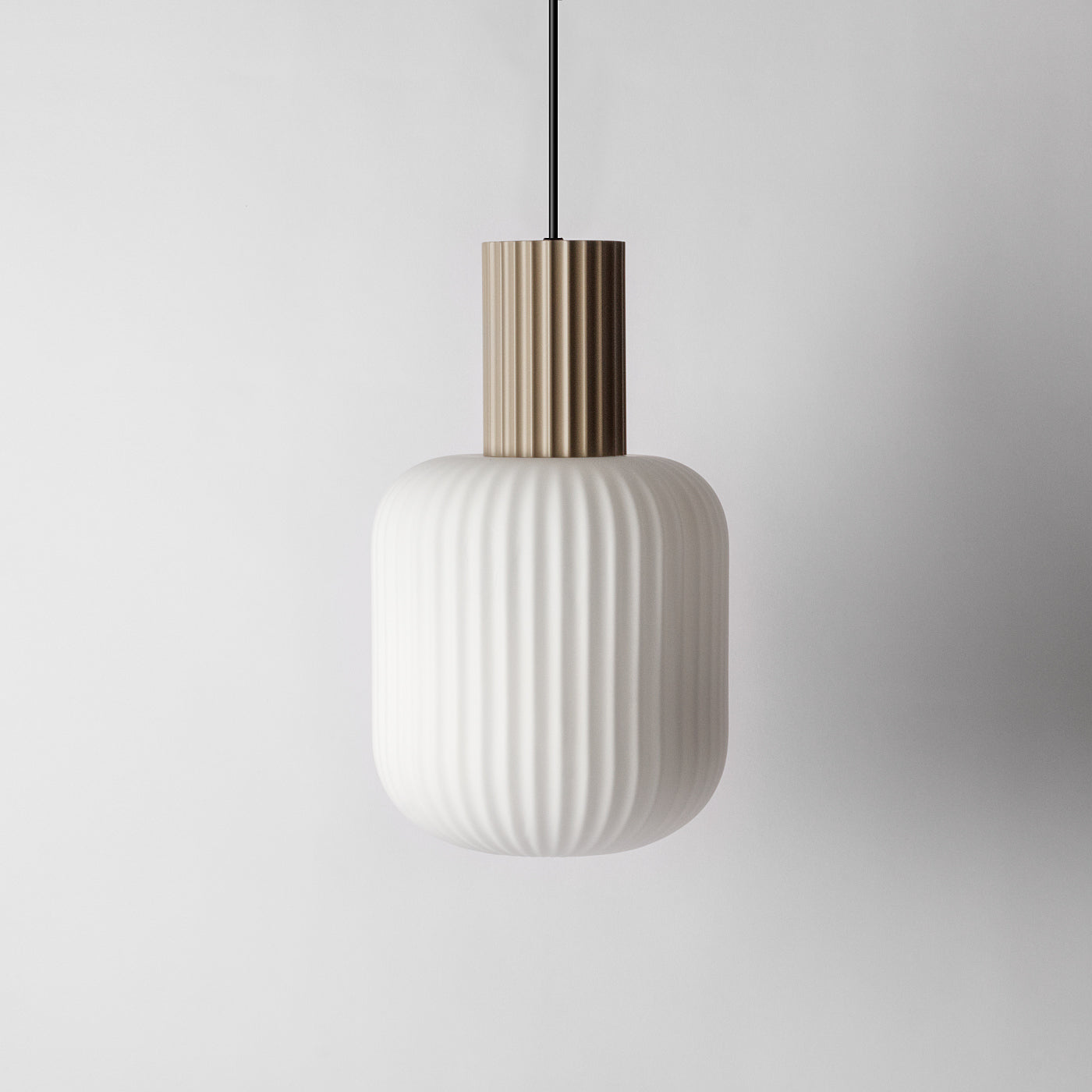 Scalloped Pendant Light