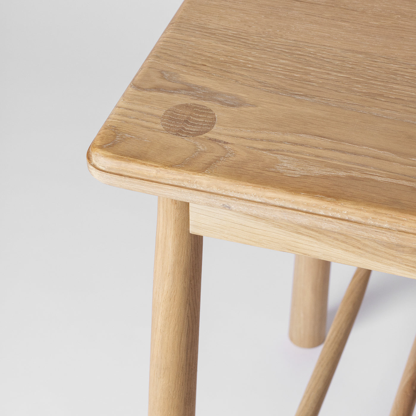 Oak side table