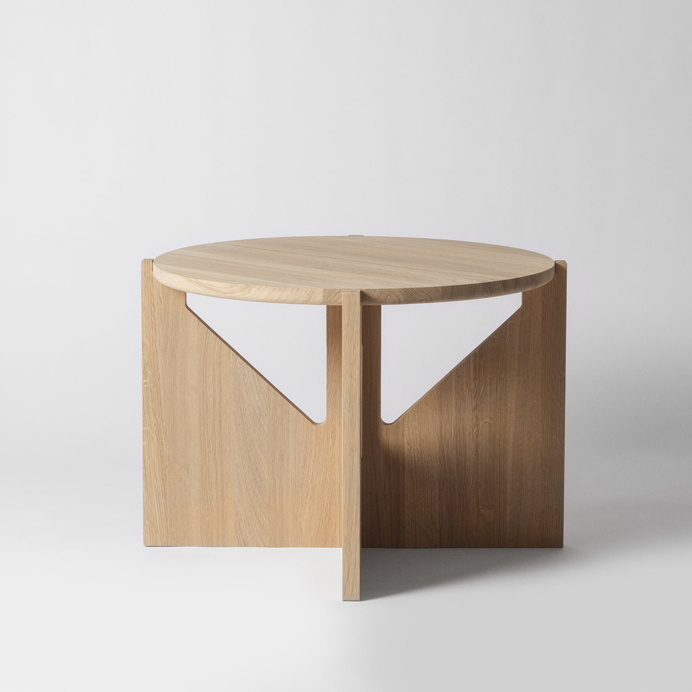 Small Oak Coffee Table Round