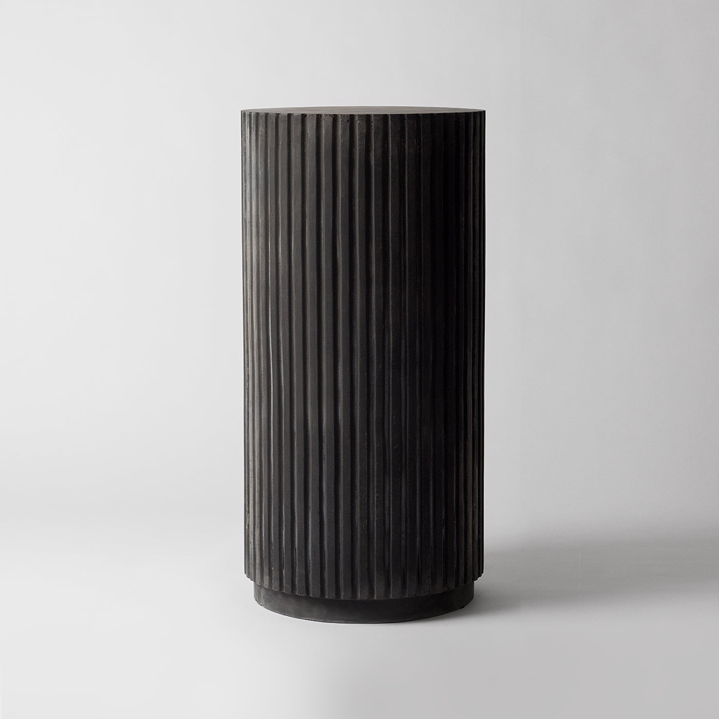 Tall Grey Side Table