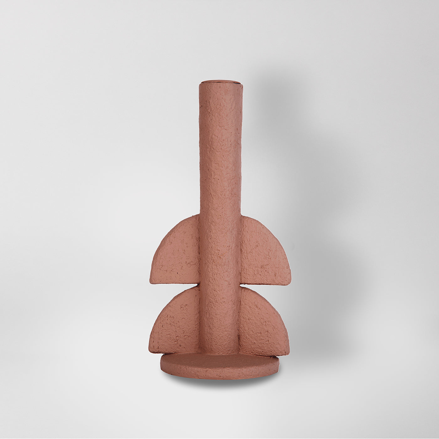 Terracotta Orange Candle Holder