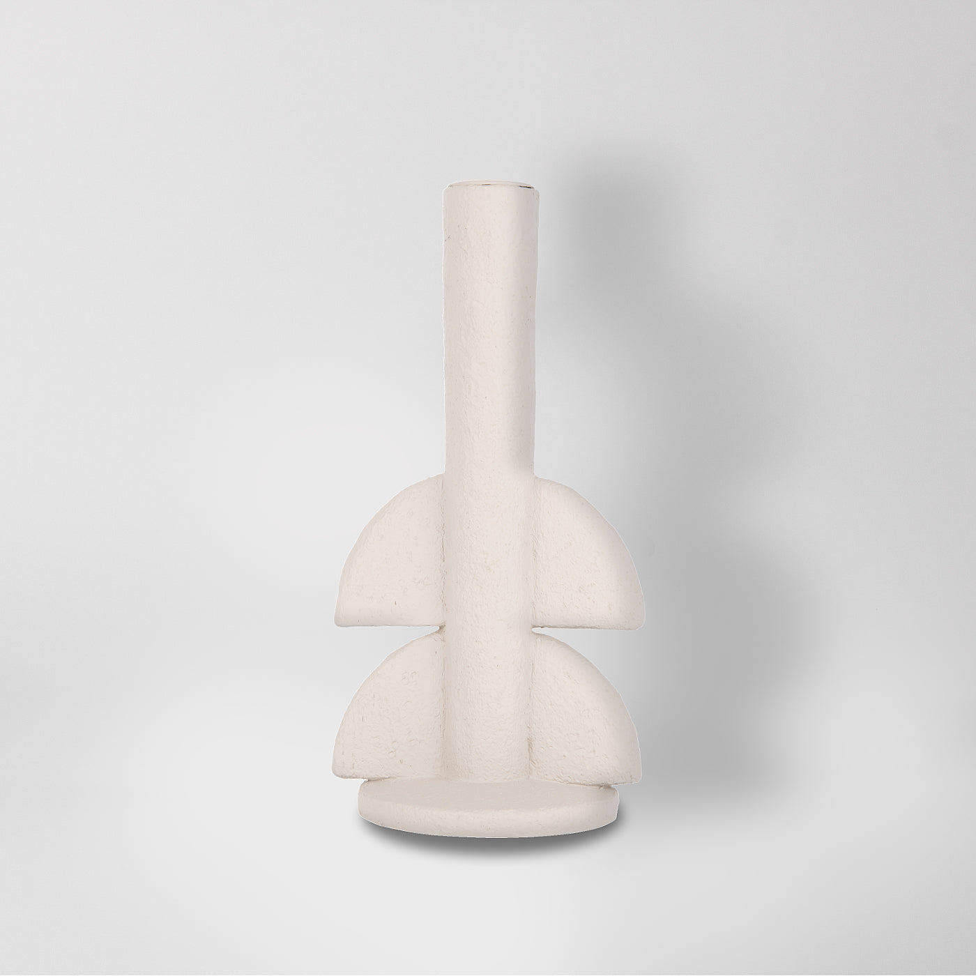 White Candle Holder