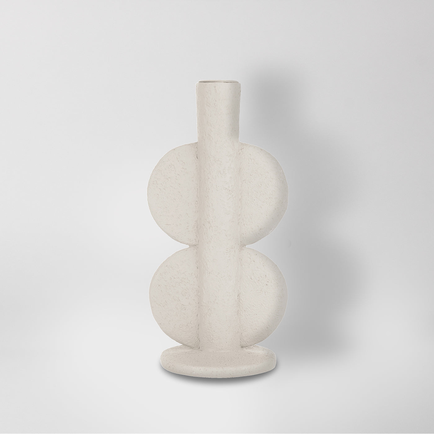 White Designer Candle Holder