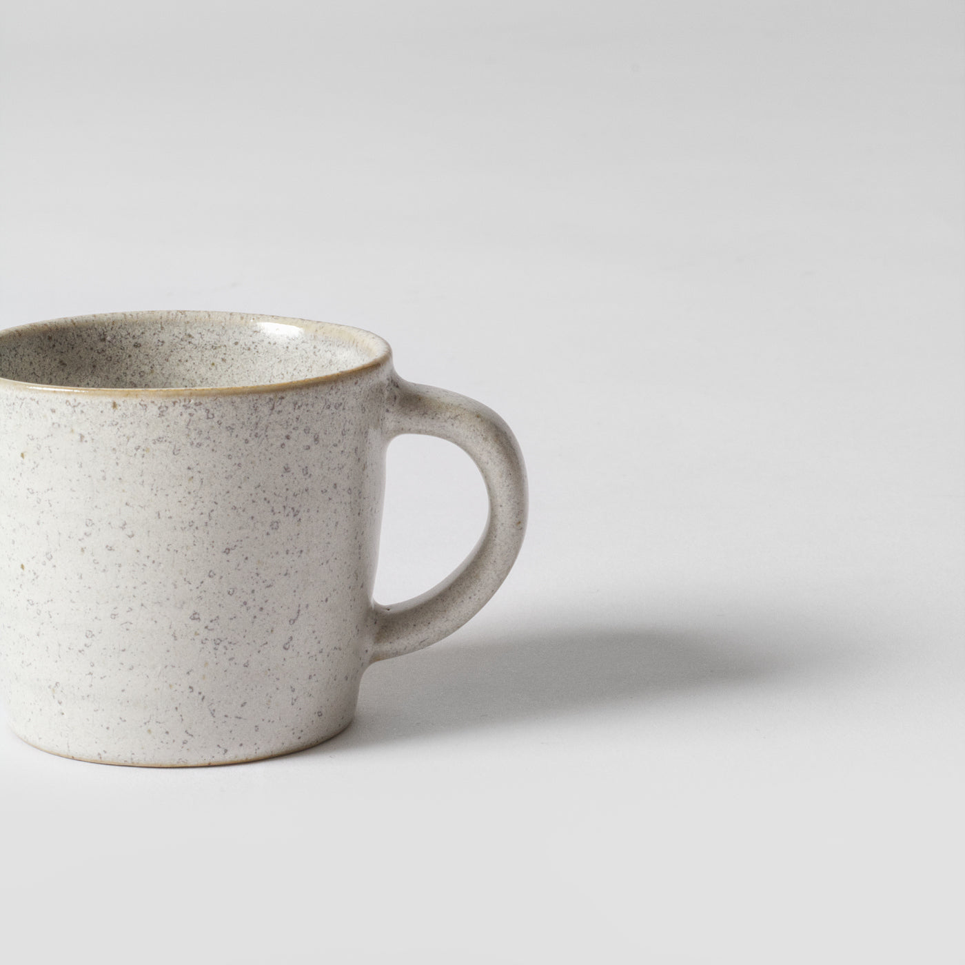 speckled expresso cups cream