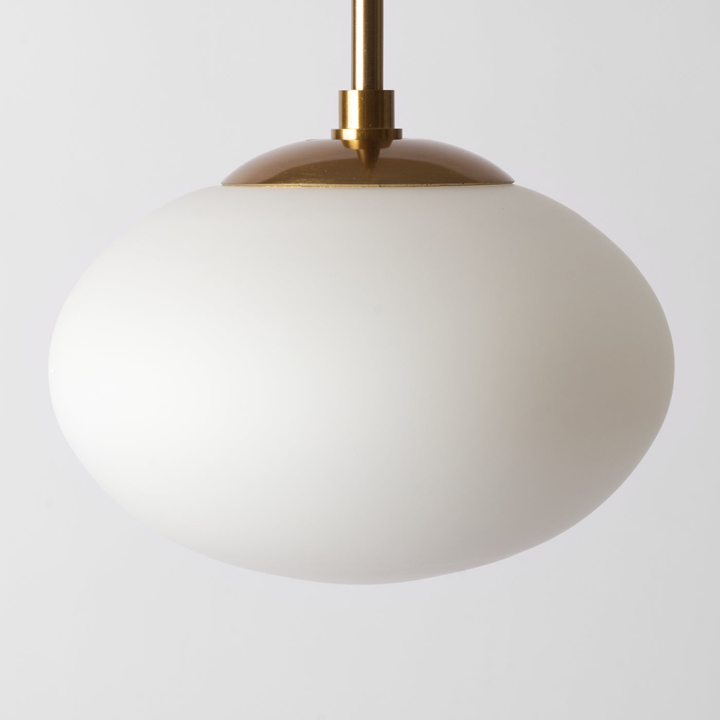 Frosted glass pendant light