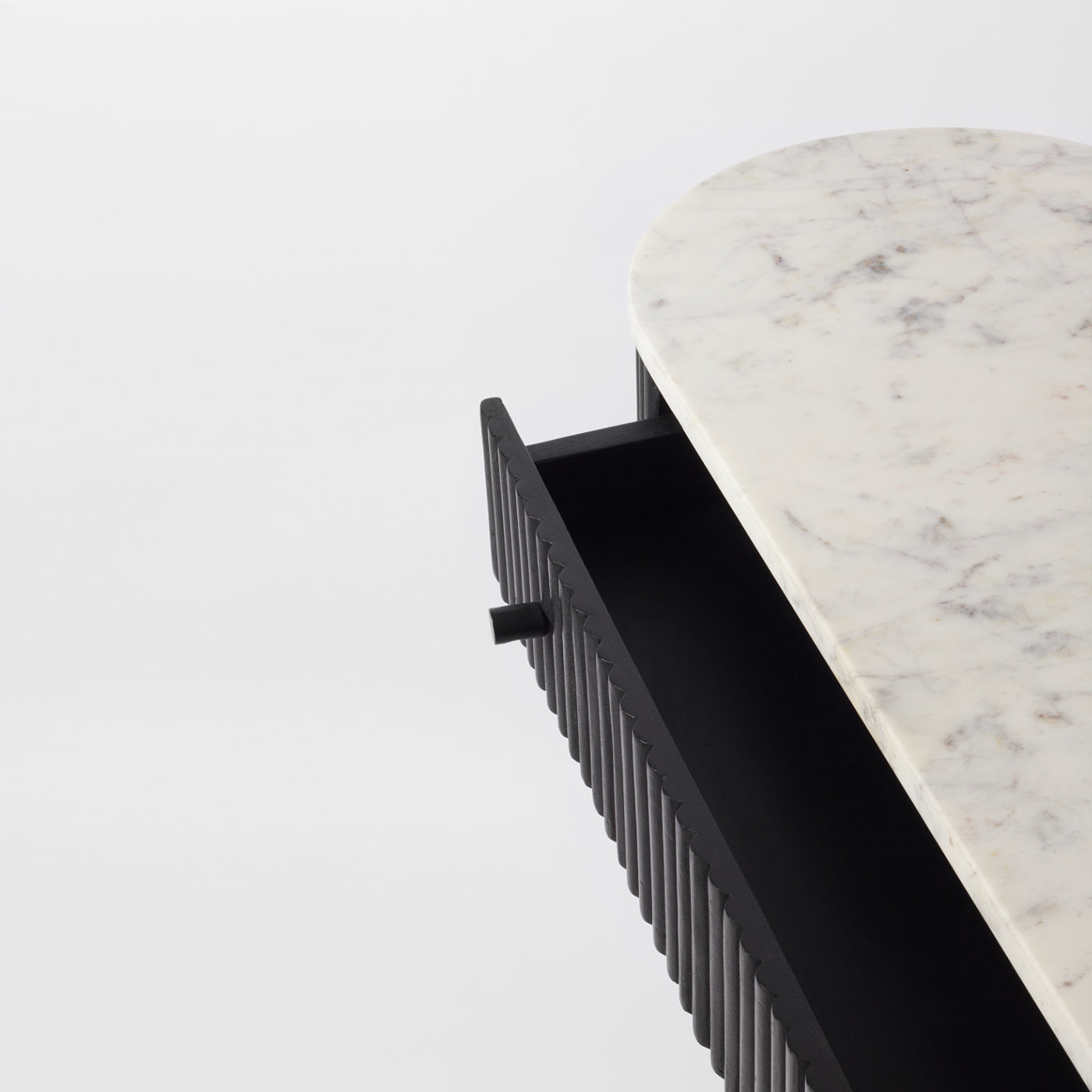 Fluted console table