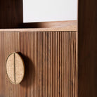 Acacia wood bookcase