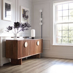 Edvard Acacia Ribbed Sideboard
