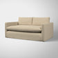 Ashen Linen Sofa Small