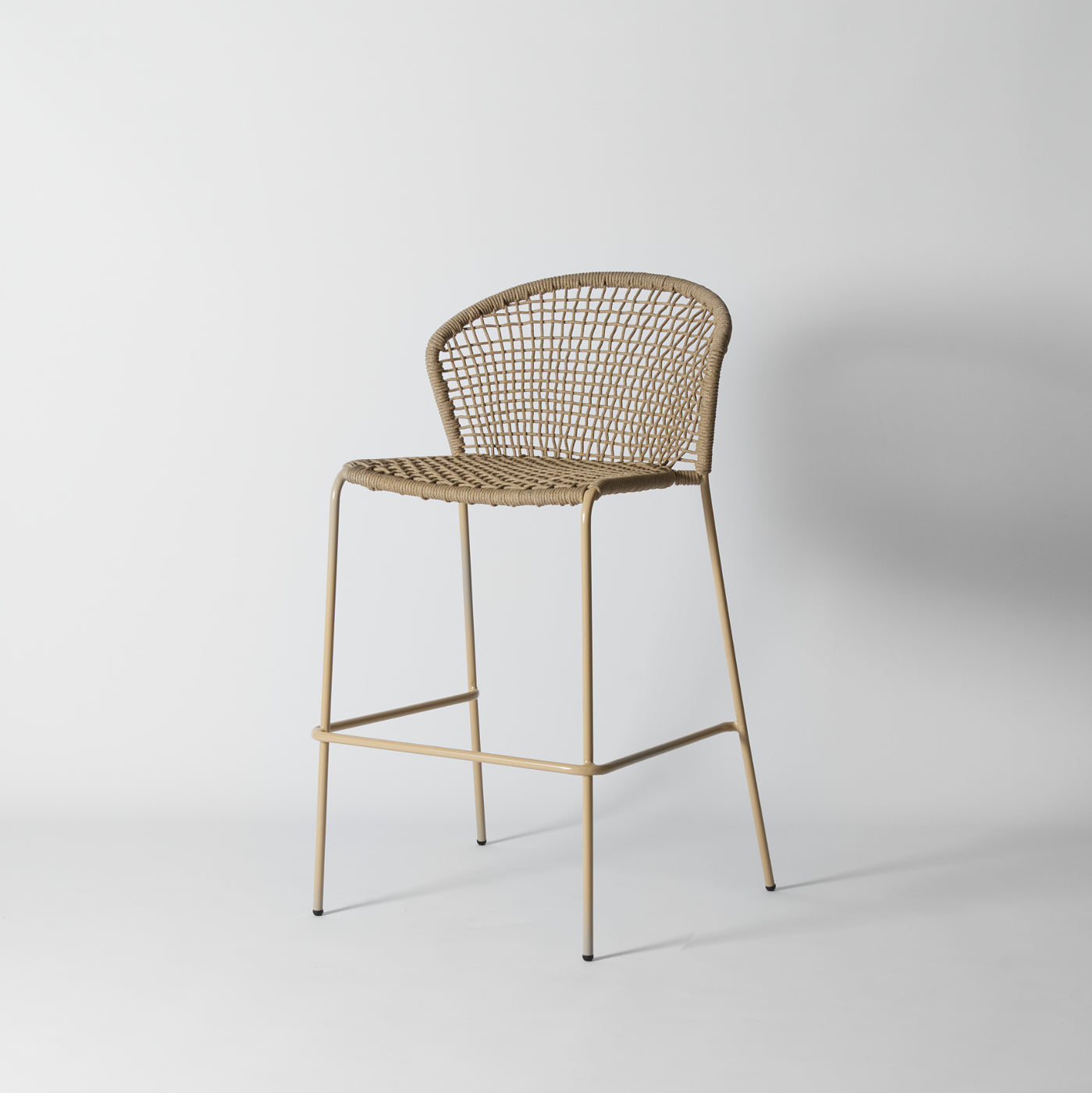 Tall woven bar stool