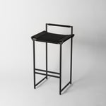 Wapu Woven Bar Stool Black