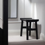 Kettil Black Wooden Step Stool