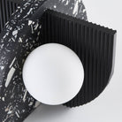 Black Abstract Table Lamp