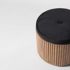 Black Velvet Pouffe