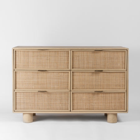 Cane Chest of Drawers