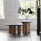Black Marble Side Table