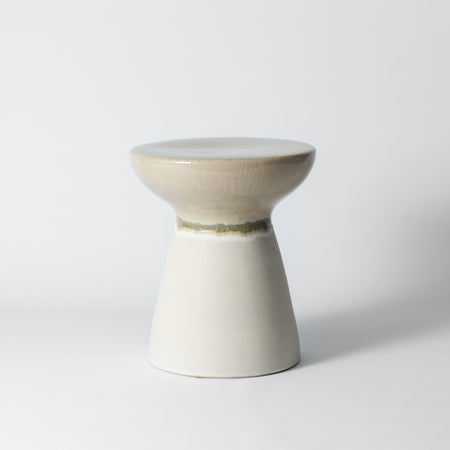 Ceramic decorative stool