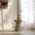 Spectra Ceramic Side Table Sand