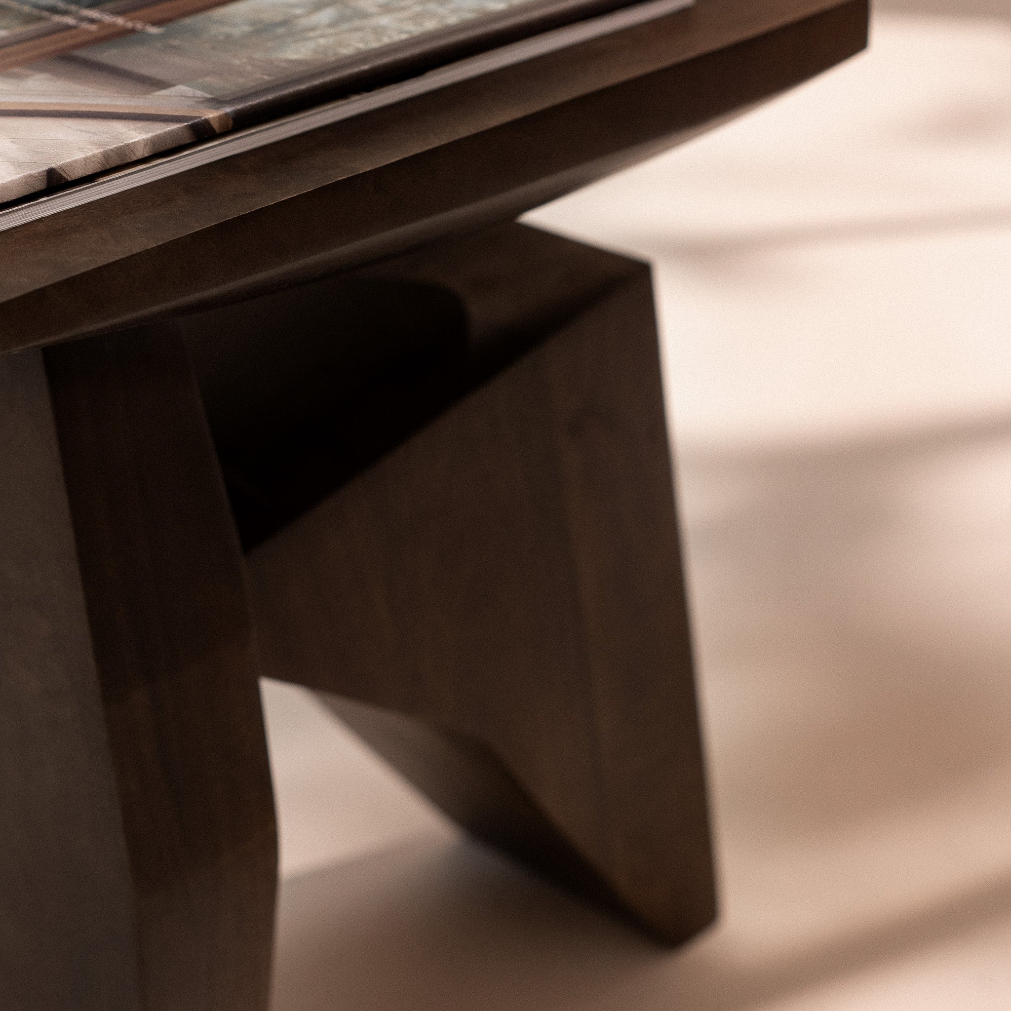Solid wood milking stool