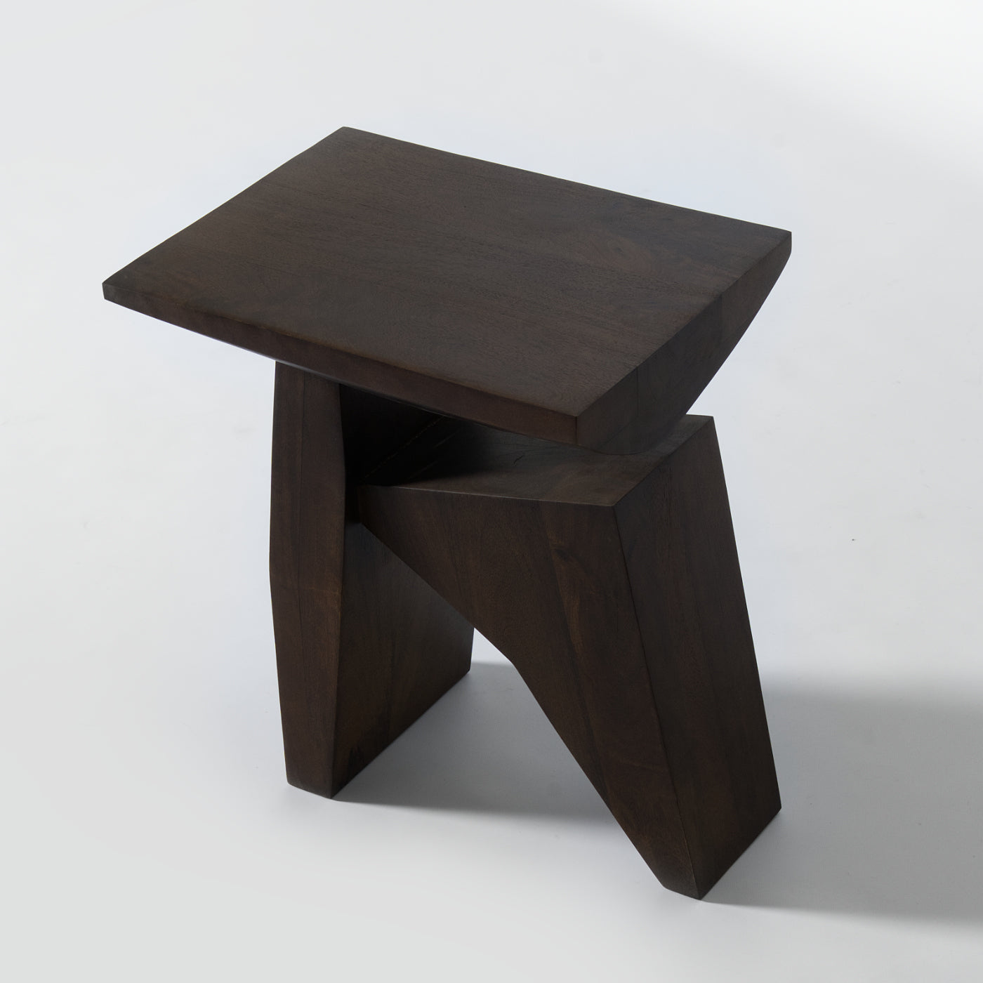 Mango wood stool