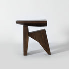 abstract wooden stool