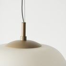 Frosted pendant light