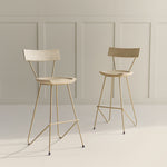 Stoker Gold Counter Stool 65cm