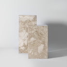 Grey marble side tables