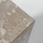 Grey marble side table