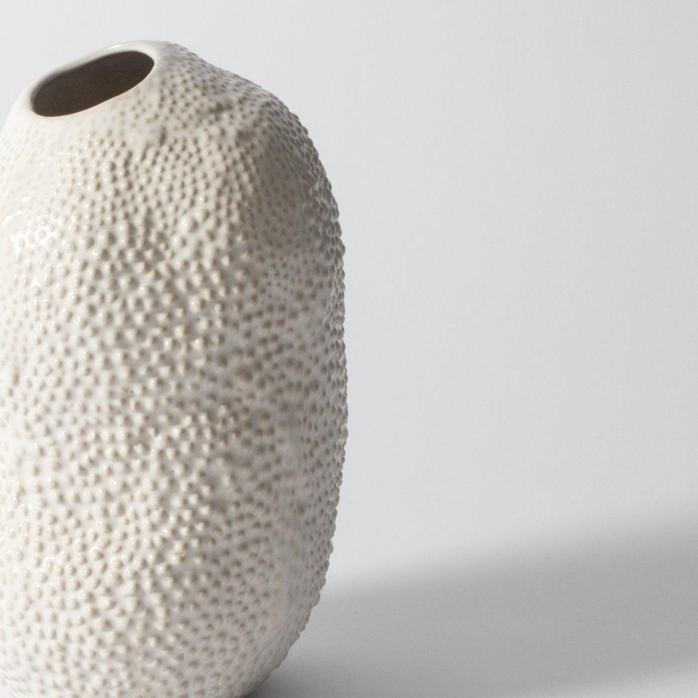 rough ceramic vase