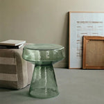 Kristall Glass Side Table, Green