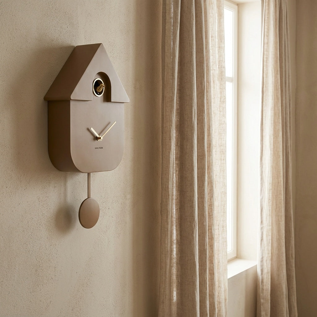 Light brown cuckoo clock