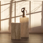Kumi Travertine Side Table