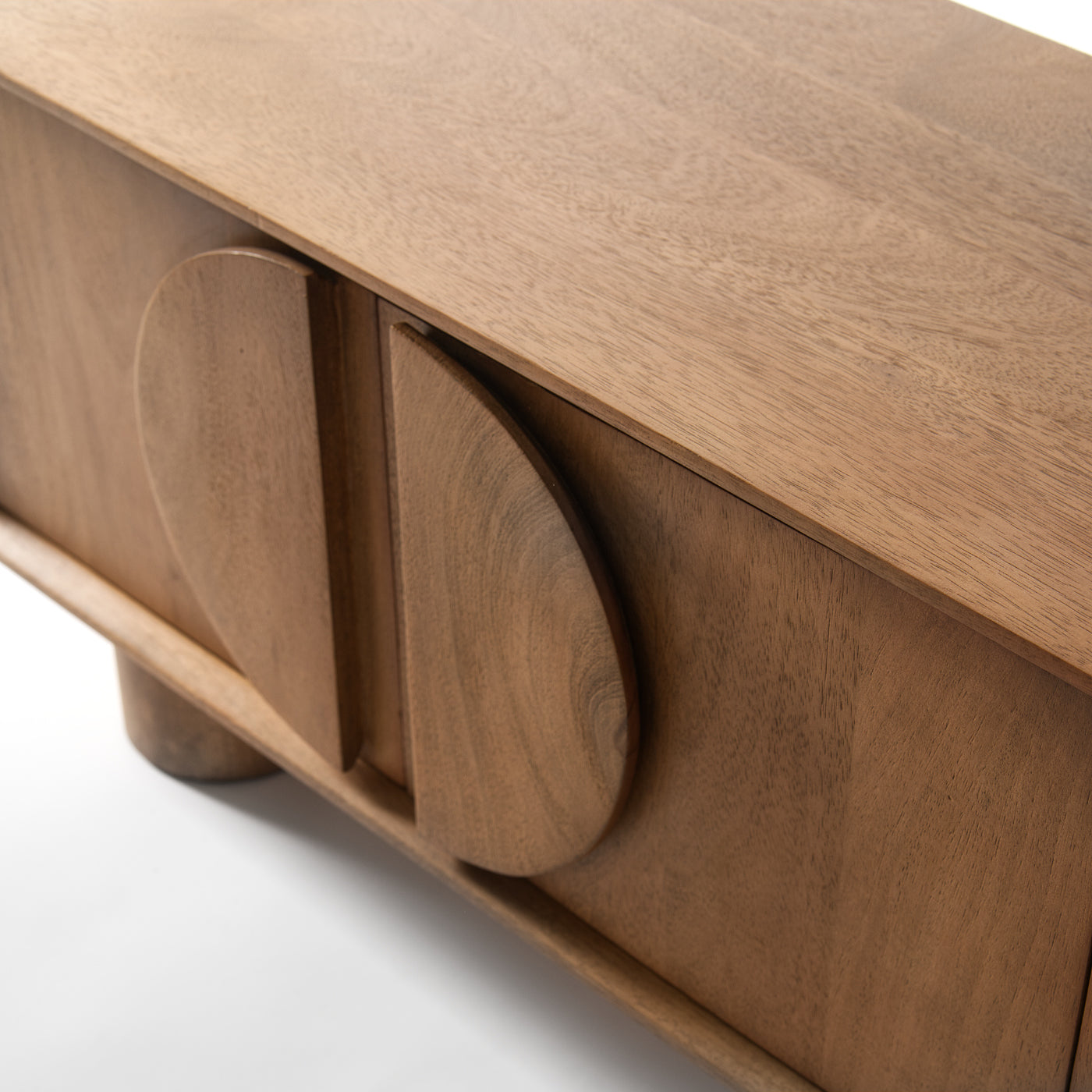 Japandi style media unit